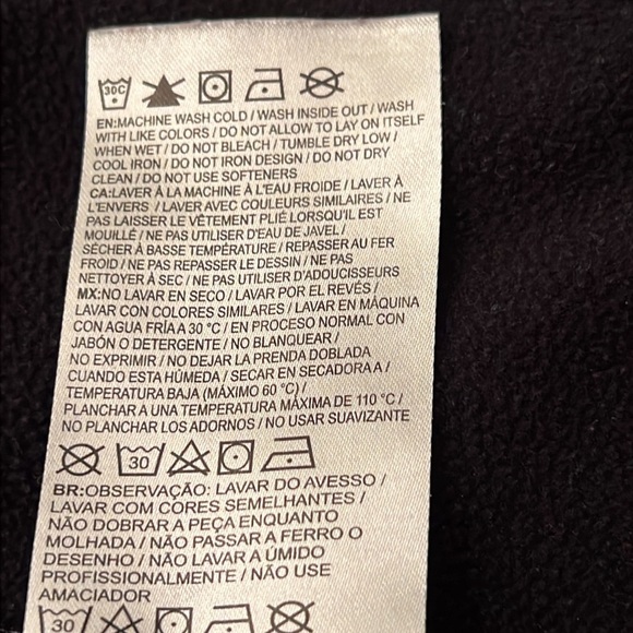 Nike Girls Dri Fit Zipper Hoodie Jacket Black with Pink Size 6/M - Picture 5 of 9